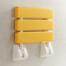 Bathroom Shower Stool Shower Folding Stool Seat Bathroom Non-slip Bathroom Wall Chair Change Shoes Wall Chair solid surface stone small bathroom step stool bench chair bathroom steam shower stool 16 x 12 inch rs111