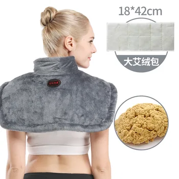 

Physiotherapy Electric Heating Vest Back Support Shoulder Pad Vest Heated Shawl Suitable For Neck Cervical Vertebra Pain Relief
