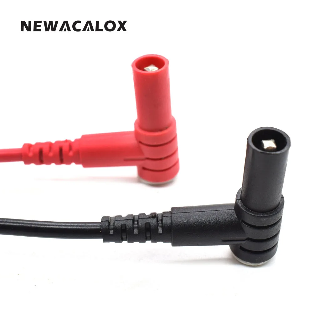NEWACALOX мульти SMD индуктор тестовый зажим зонда Пинцет резистор Цифровой Мультиметр LCR конденсатор метр провода ручка кабель наконечник иглы