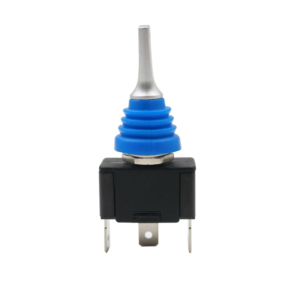 1Pc R13-416 Waterproof 12mm ON-OFF-ON 3Pin 3Position Self-locking Plastic Lever Toggle Switch SPDT