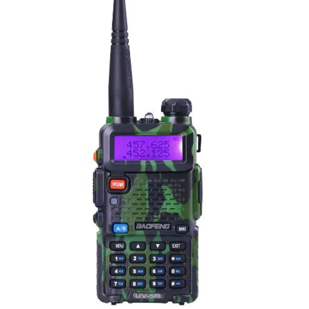 Baofeng UV-5R портативная рация профессиональная CB радиостанция трансивер 5 Вт VHF/UHF портативная тактическая охотничья рация