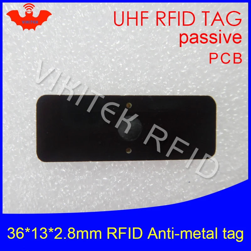 UHF RFID Анти-металлический тег 915 МГц 868 МГц Alien higgs3 EPCC1G2 6C 36*13*2,8 мм маленький прямоугольник PCB смарт-карта пассивные RFID метки