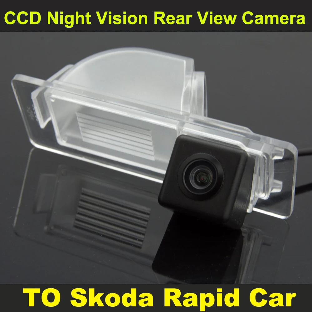 Автомобильная камера заднего вида с ночным видением CCD для Skoda Rapid|car rear view reverse|car