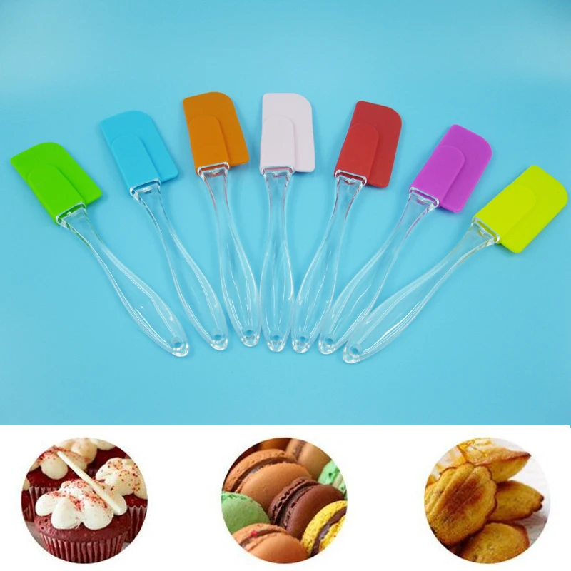 1Pcs New Popular Silicone Cake Cream Butter Spatula Scraper Stir Cake
