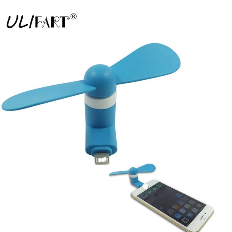 

ULIFART Portable Mini Fan USB Cooling 5V Fan Mini Pocket Gadgets For IPHONE 7 8 Plus X XR XS Travel Mini Fan Cooling USB Gadgets