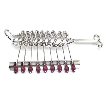 

Traditional Chinese 9 Linked Rings Brain Teaser Classical Metal Puzzle Comes With Instruction Educational Early Learning Puzzles