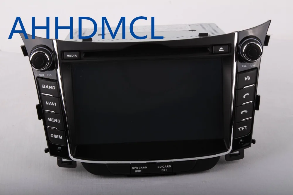Discount AHHDMCL Car Multimedia Player DVD Radio Stereo Audio GPS Navigation For Hyundai i30 2012 2013 2014 2015 2016 2017 0
