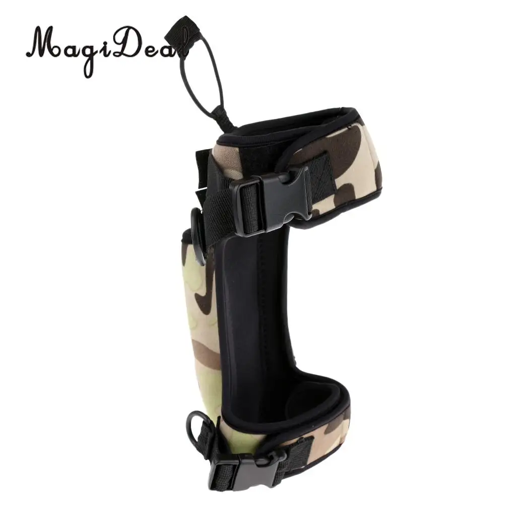 MagiDeal Adjustable Camo Neoprene Sheath Scuba Tech Dive Diving Gear Equipment