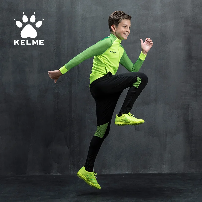 KELME/Детская спортивная куртка; Survetement; куртка с длинными рукавами для футбола; тренировочное пальто для мальчиков; 3873300