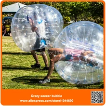 Free shipping ! Top quality inflatable soccer bubble ball,soccer bubble