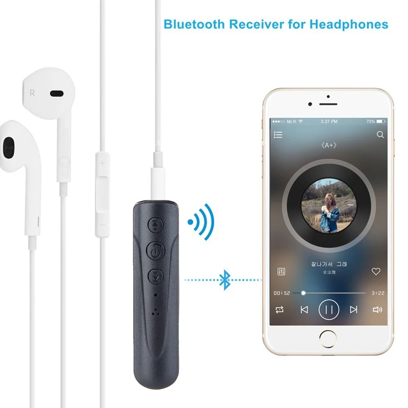 Bluetooth приемник 4 2 Aux 3 5 мм аудио рецептор беспроводной адаптер конвертер для