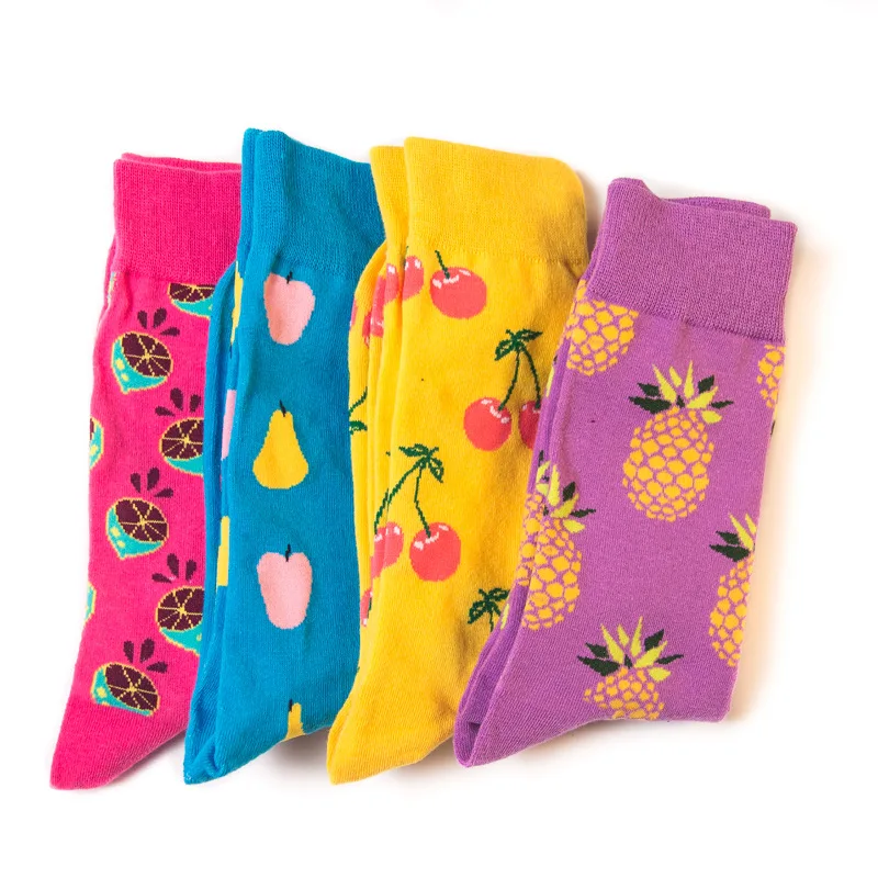 SP& CITY Ins стильные милые носки с фруктами Harajuku хлопковые короткие Смешные Носки Женские Унисекс крутые Носки с рисунком скейтборда