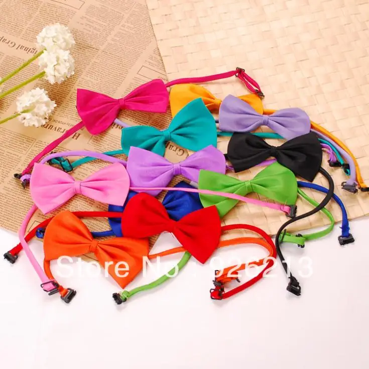 

2014 fashionable pet product pet bow tie/ pet accessories/ pet bowknot tie mix color 50pcs/lot