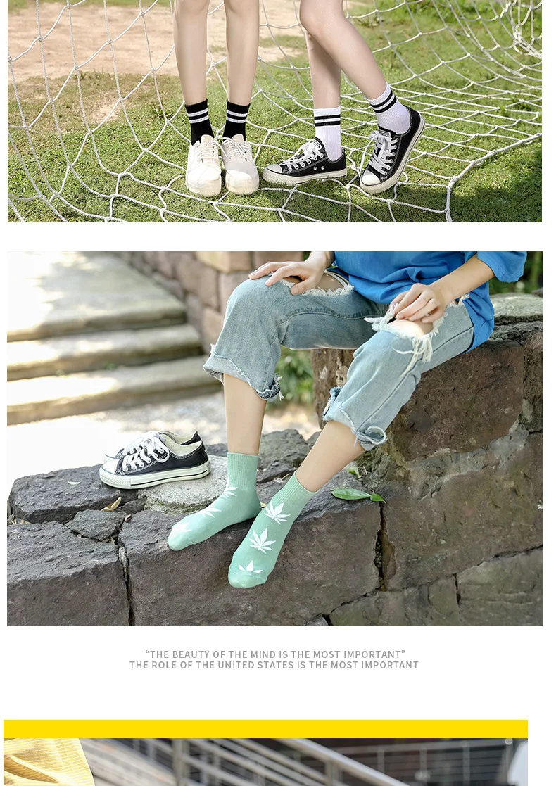 Корейский вариант Женские однотонные хлопковые короткие носки в полоску удобные нескользящие тонкие короткие носки ч