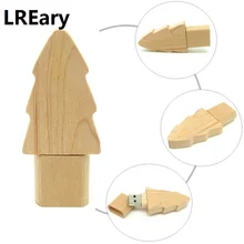 Высококачественная Деревянная Рождественская елка usb флэш-накопитель Флешка 4 ГБ 8 ГБ 16 ГБ 32 ГБ реальная емкость Флешка в подарок usb 2,0