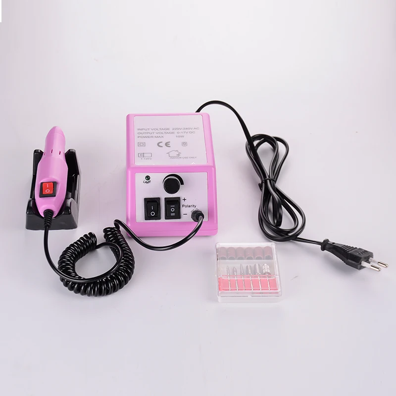 Free shipping Mercedes 25000 Nail Art Drill 220V EU Plug Arcrylic Manicure and Pedicure Set 30000rpm Nail Tools