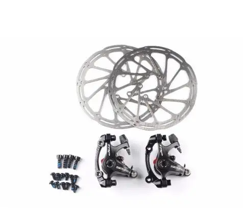 

TRP Spyre for road bike bicycle Alloy Mechanical Disc Brake Set Front & Rear Include 160mm Centerline rotor
