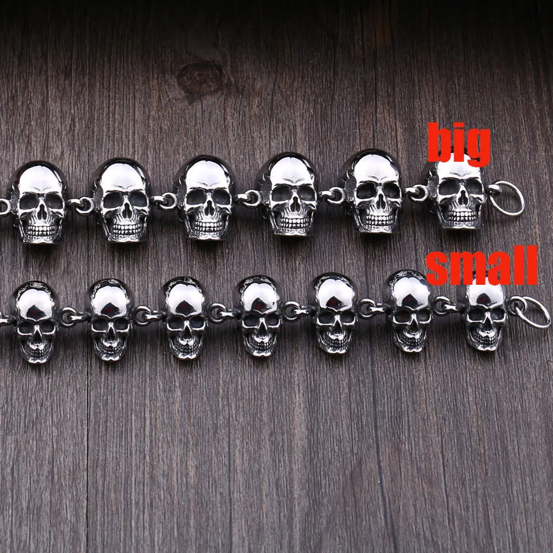 Koop Beier 316L Rvs armband punk schedel Armband Voor Vintage Cool Dragon Stijl mannen Armband Sieraden LLBC8 036R