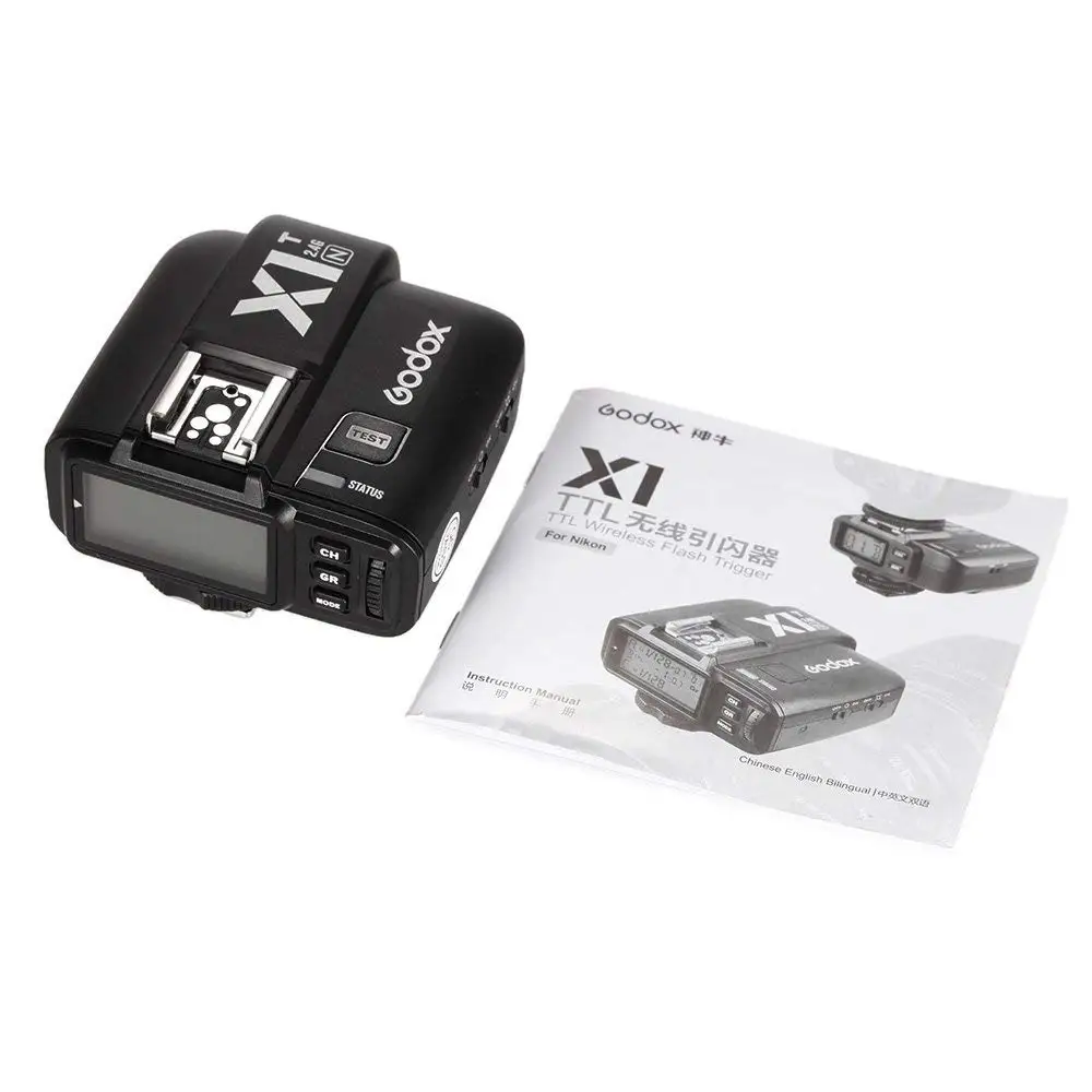 

[EU Stock]Godox X1T-N 2.4G Wireless TTL HSS Flash Trigger Transmitter for Nikon Camera