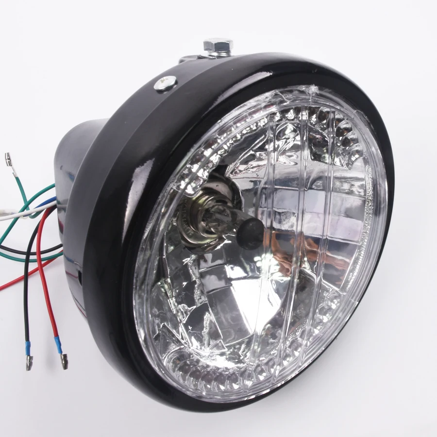 

New 7 1/2 '' Amber 26 LED 35W 6000K Round Motocicleta Turn Signals LED Motorcycle Headlight for Harley Motor Parts