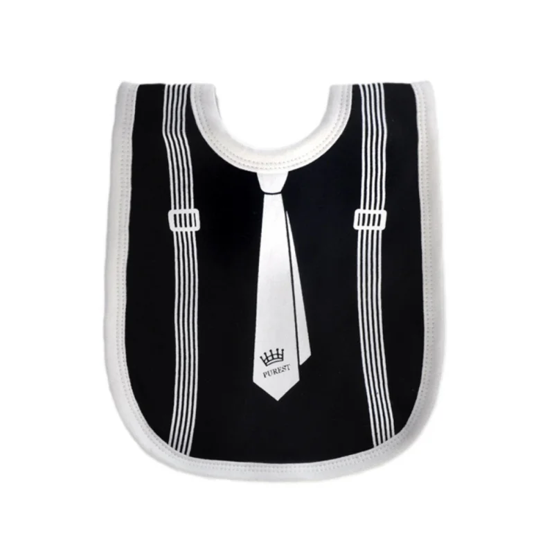 

Newborn Soft Burp Cloth For Kids Baby Boy Absorbent Cotton Tie Printing Drool Infant Bibs Drooling Teething Cotton Bibs