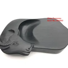 Китайский чернильный камень в форме буйвола для шлифовки чернил из натурального камня