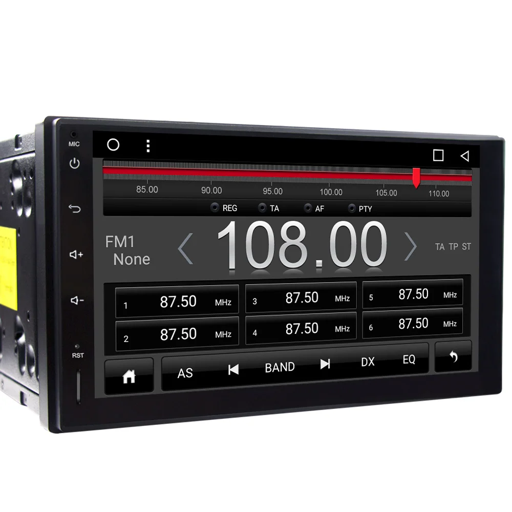 Eunavi 7 ''1024*600 HD 2 din android 8,1 TDA7851 Авторадио Мультимедиа плеер 2din gps навигация Wifi Bluetooth 3g USB