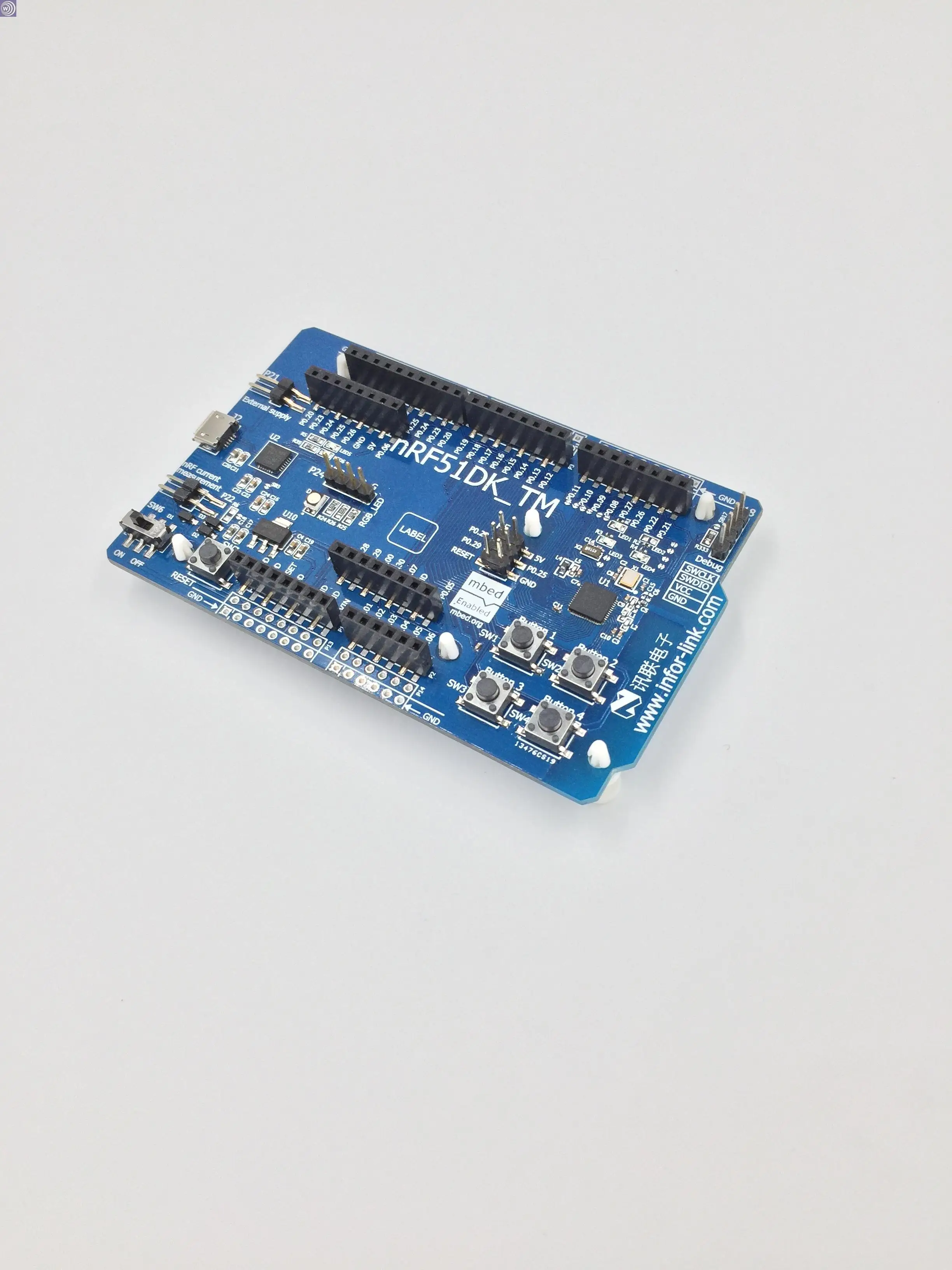 Посмотрите обучающее видео! Nrf51422nrf51822 nRF51DK Bluetooth ANT 4.0BLE развития PCA10028