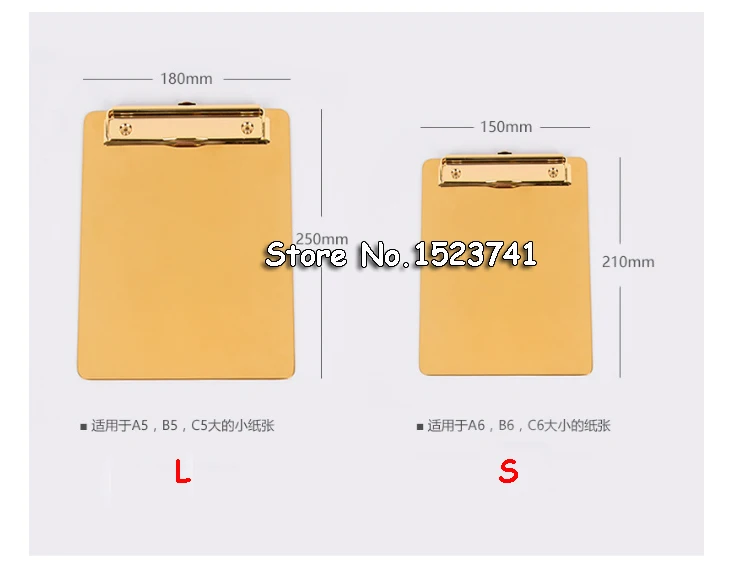 Скандинавский металлический золотой офисный поднос для хранения стола с зажимом скандинавский Vogue офисный файл Note Настольный блокнот-органайзер Декор