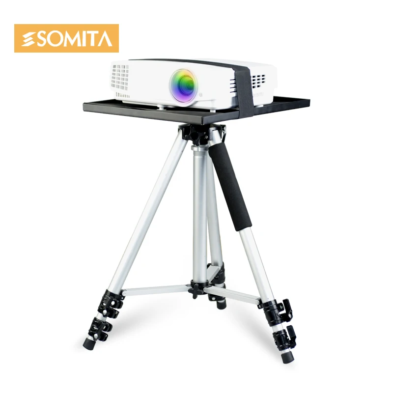 

Adearstudio Professional Strong Flexible aluminium lightweight tripod with Tripod Bag can hold 20 kg Projector Bracket CD50
