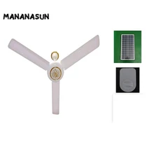 Dc потолочный вентилятор на солнечных батареях, используемый для наружного летнего домика кемпинга беседки сарая теплицы внутреннего домашнего охлаждения