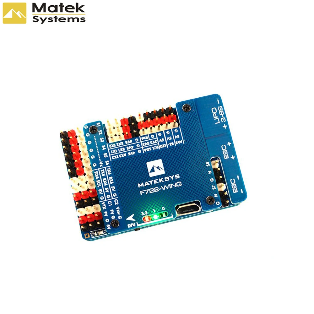 Matek Systems Mateksys F722-WING игровые джойстики F722 крыло FC с PDB Поддержка 3~ 6S Fly крыло с неподвижным крылом