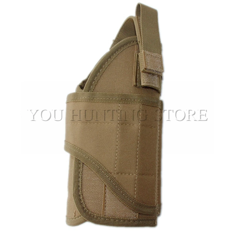 Tactical Pistol Holster Mounts vertically on MOLLE platform Tactical