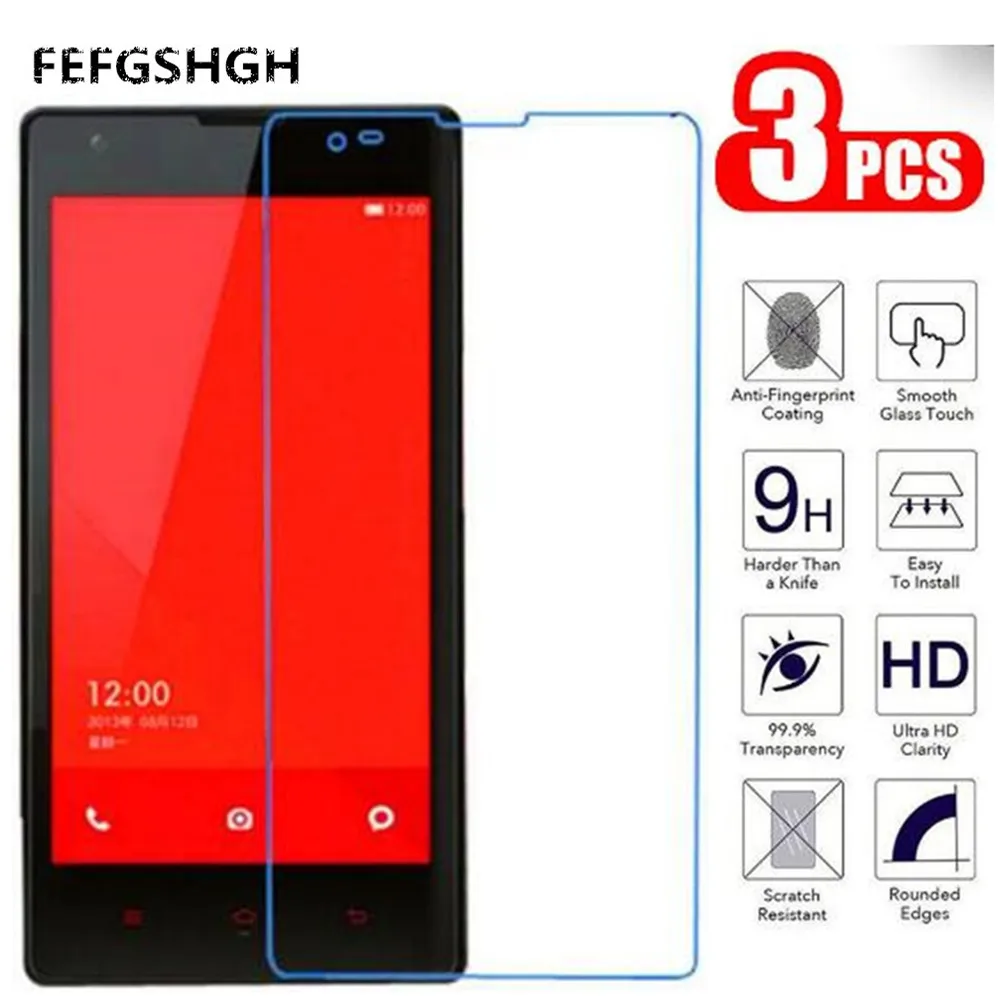 2.5D 0.3mm 9H Tempered Glass Screen Protector For Xiaomi Redmi Hongmi 1s 1 s Protective glass Film 1S | Мобильные телефоны и