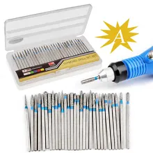 30 шт./компл. повернуть алмаз ногтей дрель буровые насадки кутикулы дрель электродрели Маникюр машина педикюр салон чистым сверла инструменты