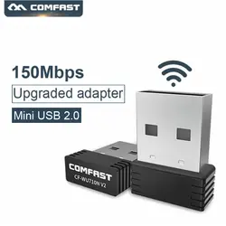 Comfast 150 Мбит/с мини-usb Wi-Fi адаптер ключ Wi-Fi USB сети Ethernet антенна Wi-Fi приемник Wi-Fi адаптер