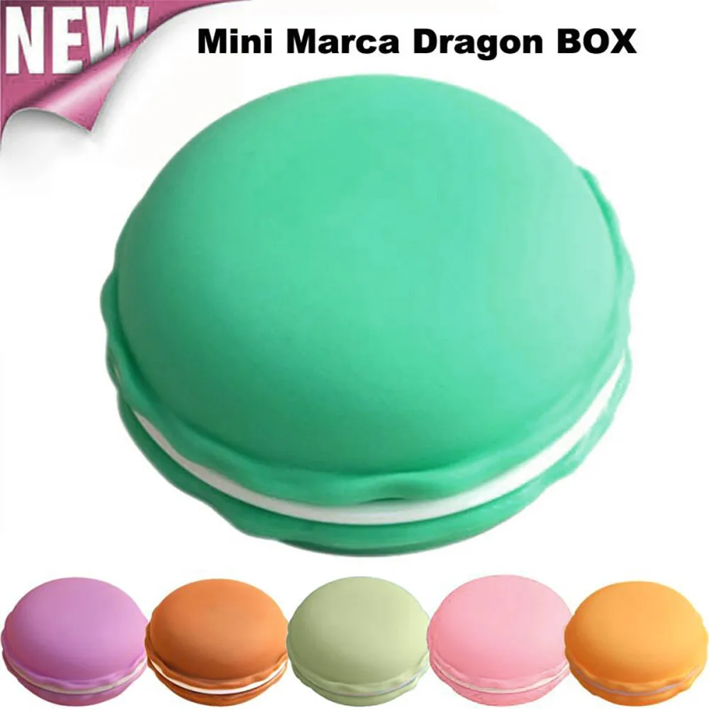 

Large Macaron Storage case flick Open Mini Earphone SD Card Macarons Bag Storage Box Case Carrying Pouch for Earphone SD Cardz9