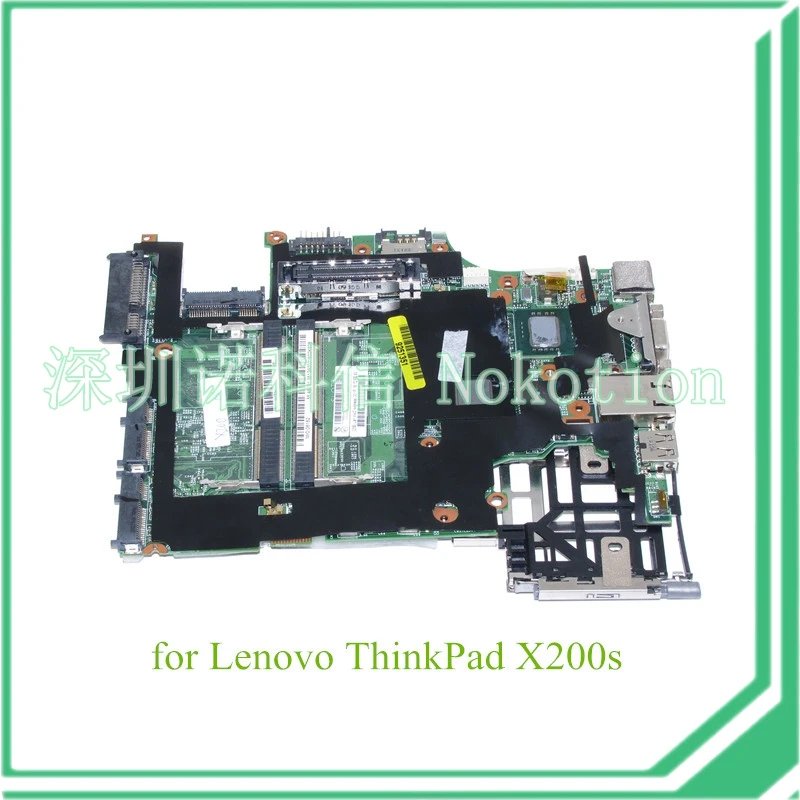NOKOTION FRU 44C5341 основная плата для lenovo thinkpad X200S Материнская плата ноутбука 1,86 ГГц SL9400 Процессор DDR3 60Y3849