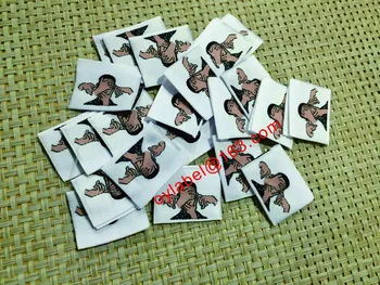 

Free shipping 1000pcs customized garment labels/woven label/main label /centrefold fold labels