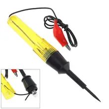 Universal 6V-24V tamaño medio probador de circuitos de tensión coche prueba VoltMet sonda bolígrafo bombilla de luz del automóvil herramientas de mantenimiento