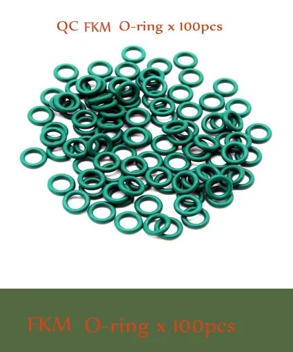 PCP Пейнтбол быстрое соединение уплотнительное кольцо NBR/FKM 10 шт/50 шт/100 шт - Цвет: FKM X 100