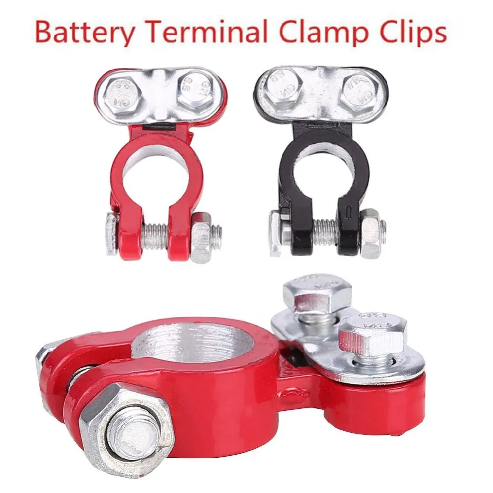 Vehemo 1 Pair 2pcs Aluminum Positive And Nagative Car Battery Terminal