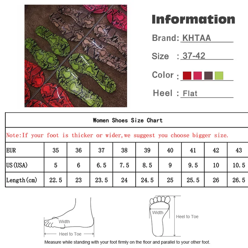 KHTAA/женские прозрачные тапочки на плоской подошве; мягкая прозрачная обувь; Смешанная змеиная кожа; яркие цвета; женские повседневные летние пляжные шлепанцы