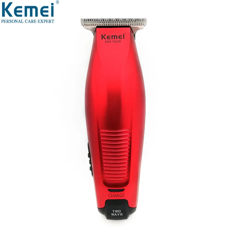 Цена Kemei Professional Беспроводная Машинка для стрижки волос 0 мм бальзамированный волос триммер для бороды точность моделирования DIY резак стрижка ма...