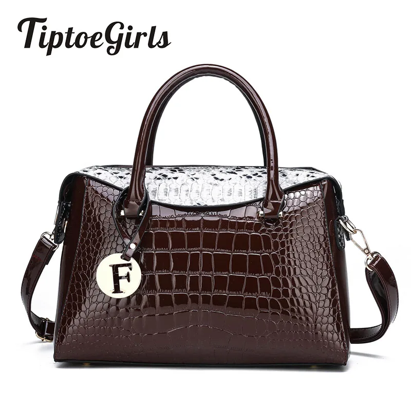 

High-Grade Patent Leather Ladies Handbag New Fashion Casual Wild Temperament Shoulder Messenger Bag