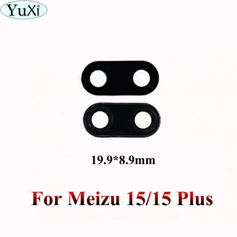

YuXi For Meizu 15/ for Meizu 15 Plus Camera Glass Lens Back Rear Camera Glass Lens with Glue Replacement Repair Spare Parts
