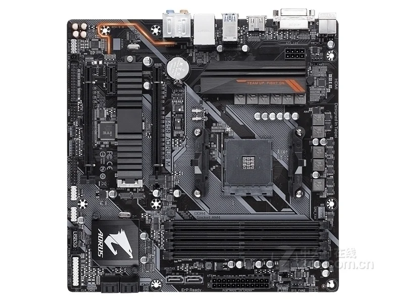  New Gigabyte B450 AORUS M original motherboard Socket AM4 DDR4 DVI HDMI 64GB GA-B450 AORUS M deskto