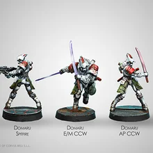 [Loong Way Miniatures] Corvus Belli Infinity 0555 DOMARU BUTAI 32 мм Металлические Миниатюрные