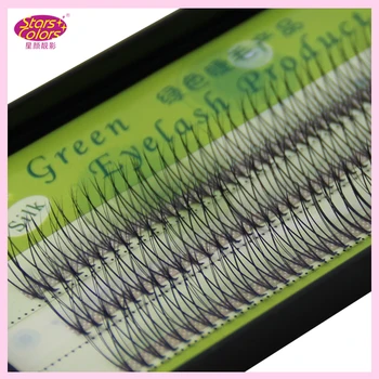 

Free shipping 20 trays fake Eyelashes Natural false 3 flares Cross Style eyelashes Eye lash Handmade make up Extension