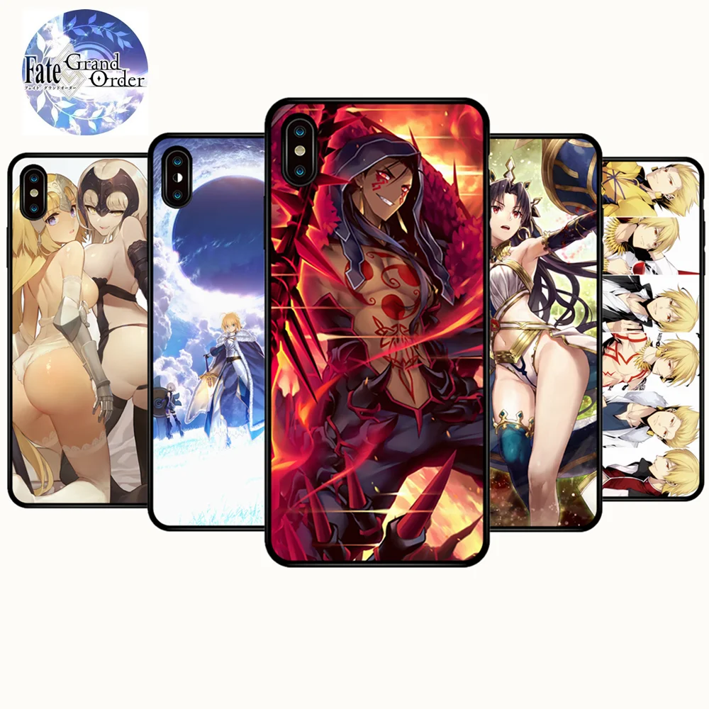 Fate Grand order Solf Чехол для телефона Iphone XR XS X 6 7 8 Plus Oppo VIVO HUAWEI XIAOMI|Рисование и
